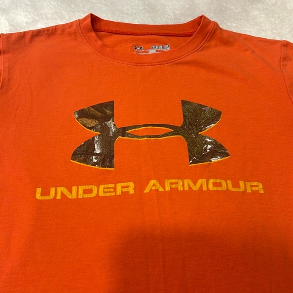 Under Armour Orange Short Sleeve Tee - Picture 2 of 4